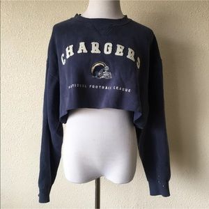 VTG Lee chargers cropped sweater r3